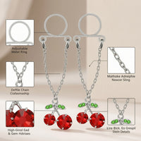 Nipple Hoop Stainless Steel Barbell Dangling for Costumes