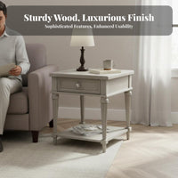 Tripod Base Side Table Light Luxury aesthetic Household Furniture Vintage Inspired Sturdy Construction for Apartment Dwellers