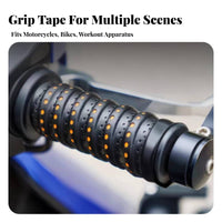 Wear-Resistant Motorcycle Handlebar Grip Tape Breathable Handlebar Grip Wrap Long-Lasting for Cyclists, Bike, Daily Commuting