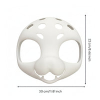 Printed Faceplate Base Rigid Costume Foundation with Eye Openings Sturdy for Cosplay