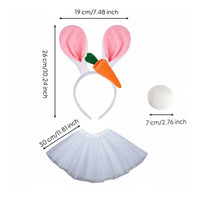 Animal Headband Ears Headband Korean Style Hare Ear Hairband Lightweight Easter Bunny Ears for Festivals, Cosplay