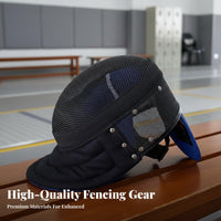 Fencing Instructor Helmet High Strength Shell Fencing Helmet HEMA Helmet Removable Liner Sports Headgear Adjustable Fit