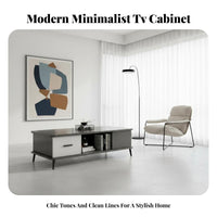 Extendable TV Console with Matching Coffee Table Modern Minimalist aesthetic