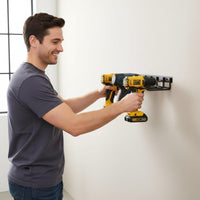 Wall Mount Drill Holder Space-Saving Sturdy Duty Drill Holder Electric Tool Organizer Shelf Upgraded Design for Workshop
