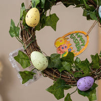 Easter Egg String Illumination 8 Flashing Modes LED Egg Wreath Remote Control LED Easter Lights for Families, Crafters, Wall Decor, Table Centerpiece