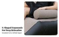 S-Shaped Inflatable Lounger Ergonomic Contoured S-Shaped Inflatable Seat Fast Inflation Inflatable Lazy Sofa for Students, Teens, Rest Ping, Bedroom