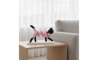 Cat Figurine Abstract Cat Statue Modern Tabletop Ornament for Art Lovers
