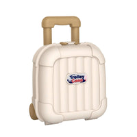 Storage Case with Wheels Hard-Shell Rolling Storage Box Toy Trunk with Wheels Portable Rolling Trunk Extendable for Children