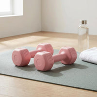 Dumbbell Pair Textured Grip Hand Dumbbells Embossed Markings Coated Dumbbells