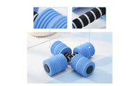 Pool Dumbbells with Foam Grips Buoyant Water Aerobics Dumbbells Cushioned-Grip Exercise Equipment for Young Children, Beginners