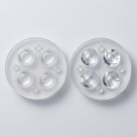 Downlights for Ceiling with E27 Lamp Holder, LED Downlights Ceiling Housing with Die-Cast Aluminum Heatsink, PC Fireproof V0 Recessed Frame