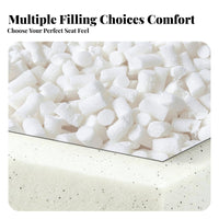 Modern cumulus Sofa Creamy Aesthetic plush cumulus Couch Removable and launderable Cover Living Room Seating for Families, Young Adults, Lounge Area, Bedroom