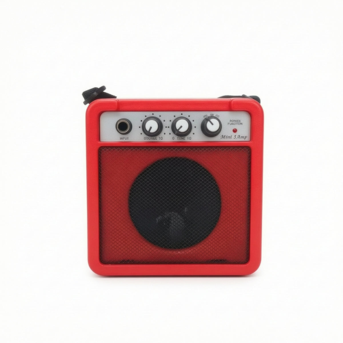 Mini Guitar Amplifier Powered Portable Practice Amp 5W Guitar Amplifier with Strap for Guitarists, Students