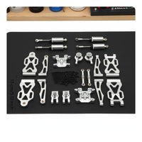 20 Pieces 1/16 Scale Metal Upgrade Kit 1/16 Scale Shock System Kit Wear Resistant