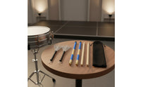 7 Pieces Drum and Brush Set Versatile Sound Options Retractable Wire Drum Brushes Includes Storage Bag Percussion Accessory for Practice Practice Time