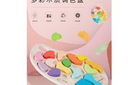 Matching Board with Color Labels Early Learning Shape Matching Puzzle Easy to Grasp Shape Sorter for Young Children, Kindergarteners, Playroom