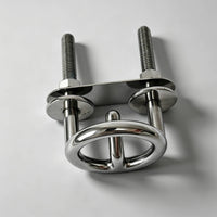 Stainless Steel Rope Pull Fitting Twotwo-Column Design Lustrous Gray Rope Pull Fitting Threaded Fasteners