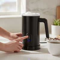 Milk Frother Non-Stick Milk Foamer 400W Drink Mixer Automatic for Baristas, Kitchen, Office