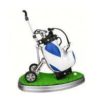 Miniature Golf Vehicle Pen Set Creative Gift Golf Bag Pen Holder 3 Color Writing Colors Office Supply for Supervisor