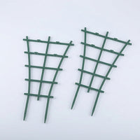 Garden Trellis for Climbing Plants, 2-Pack Plastic Grid Garden Stakes for Plants Outdoor, Sturdy Plant Stakes for Potted Plants, Indoor Support