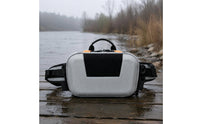 Wearable Hard-Shell Tackle Bag Zippered Waist Tackle Bag Long-Lasting Fishing Fanny Pack Lightweight for Anglers
