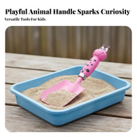 Child S Sand Digging Tool Cartoon Design Mini Gardening Tool Set Multi-Functional Indoor Plant Repotting Tools for Beach, Potted Plants