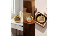 Tomato Clock Cute Tomato Timer Digital Timer Battery Operated Desk Clock Compact for Students, Study Room, Bedside