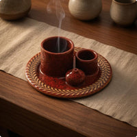 Round Tray Scent Dispenser Easy to Clean Heat-Resistant Home Decor