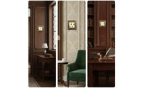 13A Wall Outlet Antique-Style Single-Gang Wall Plate Single Outlet Receptacle Cover Decorative Hardware Corrosion-Resistant