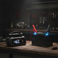 Pulse Repair Charger Automatic Smart Battery Charger Portable Compact for Garage, Workshop