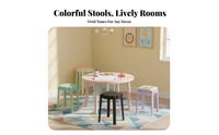 Stackable cumulusShaped Stool Space-Saving Indoor Furniture Thickened Construction Backless Seat multi-functional for homeowners, host Hosts, Dining Room, Entryway, Bathroom, Home Bar