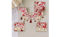 Traditional Embroidered Collar Layered Traditional Chinese Collar Elegant Neckline Trim Easy to Match for Cosplayers, Performers