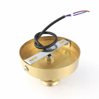 Ceiling Light Fitting for Living Room and Bedroom Lighting, Solid Brass E27 Lamp Bulb Holder with Integrated Switch, DIY Lighting, 110-220V