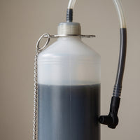 Universal Brake Bleeder Bottle Manual Brake Fluid Bleeder with Hose Semi-Transparent Tool Easy for Garage
