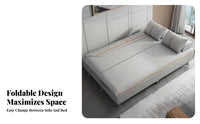 transfor modernable Design Fold-foldable Sleeper Loveseat Multi-Functional Pull-foldable Sleeper Couch Space-Saving Sofa Bed long-lasting textile for Apartment Dwellers, Young Adults, homeowners, Small areas, Living Room, Bedroom