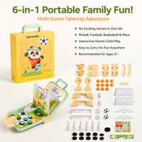 portable tabletop pinball game