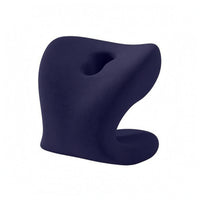 Sweatshirt Material Wave-Tail-Tail Rest Pillow Curved Shape Office Chair Pillow for Lunchtime Resting
