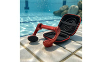 Curved Bridge unrestrictedDiving Nose Clip Rounded Touch Surfaces Silicone Pad Nose Clip Zippered Storage Case Sports Accessory Mesh Pocket for Swimmers, Freediving