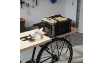 Quick Release Cycle Basket Easy Installation Rear Bike Basket Large Capacity Detachable Bike Cargo Carrier for Cyclists