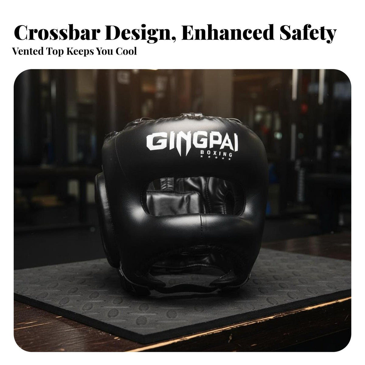 Cheek and Chin Protection Full Face Boxing Headgear Adjustable Fit Training Helmet with Nose Guard Shock Absorbing Padding Muay Thai Head Protector Tear Resistant PU Leather for Professionals, Trainees, Beginners, Competition, Gym, Dojo