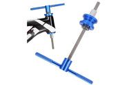 Aluminum Alloy Handle Bike Headset Bottom Bracket Installer Easy to Use Bottom Bracket Cup Press Tool Wear-Resistant Bike Bearing Press for Cyclists