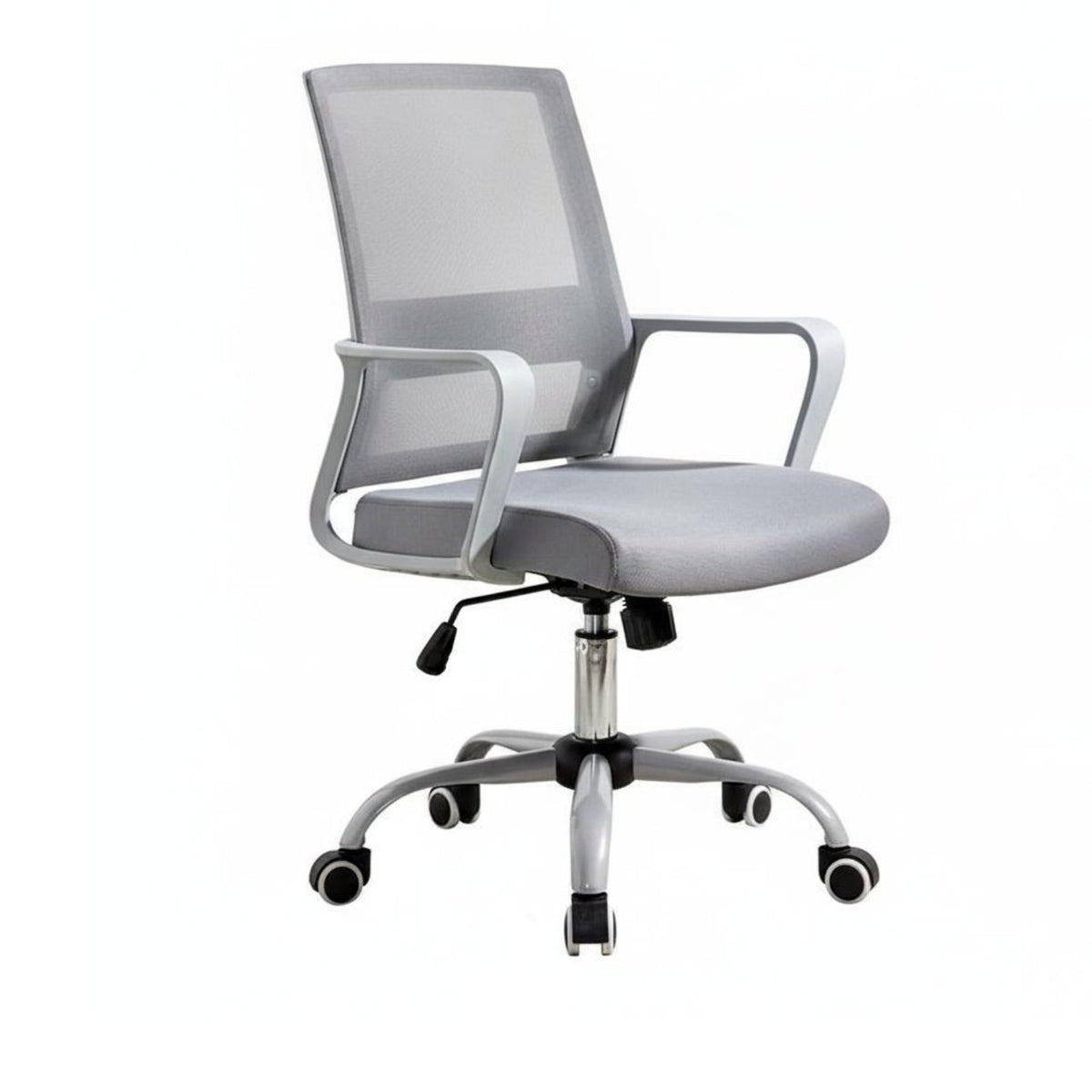 360-Degree Swivel Ergonomic Rolling Chair Adjustable Height Mesh Back Task Chair Support Office Furniture Long-Lasting Base for Students, Study Room, Bedroom