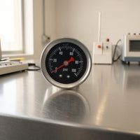 Corrosion-Resistant Fuel Gauge with Adapter Compact Fuel Pressure Gauge Easy to Read Long-Lasting for Mechanics