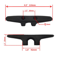 Dock Cleat Wear Resistant Nylon Boat Cleat Heavy Duty Mooring Accessory for Yacht, Kayak