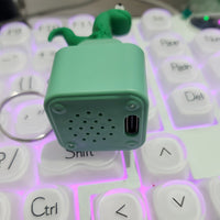 Novelty Animal-Shaped Voice-Activated Light-Up Keychain Pendant