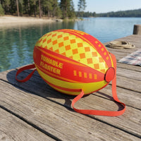 Nylon Inflatable Towable Tube Heavy-Duty Inflatable Tube Water Toy for Boating, Lake