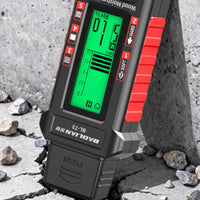 Lumber Dampness Meter with Hold Function Digital Lumber Moisture Meter with Backlit Display Color-Coded for Home Renovation