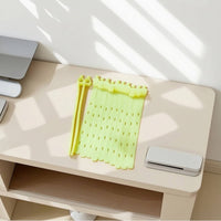 Silicone Cable Tie Flexible Cord Ties Slim for Office, Home