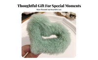 Soft-Touch Hair Fastener Soft Touch Large Ry Hair Clip Strong Hold Faux Hair Claw for Women, Girls, Daily Wear, Casual Outings, Weddings