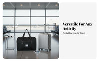 Trolley Sleeve Travel Bag Waterproof Airplane Luggage Bag Airline Friendly for Trip Ers, Women, Business Trips, Weekend Getaways, Sports Activities